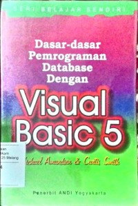 Dasar-dasar pemrograman database dengan visual basic 5