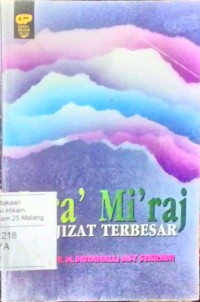 Isra' mi'raj: mukjizat terbesar