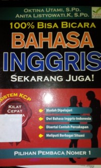 100% Bisa bicara bahasa inggris sekarang juga