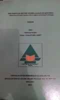 Implementasi Metode Pembelajaran Kitab Kuning;Studi Kasus di Pondok Pesantren Darul Lughah Wakaromah Probolinggo